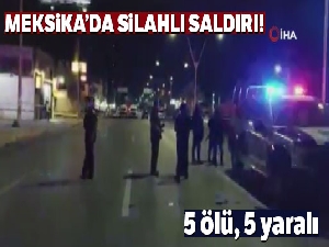 Meksika'da silahlı saldırı: 5 ölü, 5 yaralı
