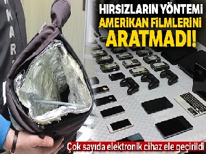 Hırsızların yöntemi Amerikan filmlerini aratmadı