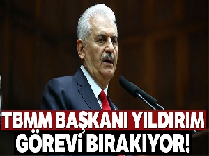 TBMM Başkanı Yıldırım istifa dilekçesini sundu