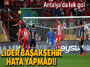 Başakşehir, Antalya'da tek golle kazandı | Antalyaspor - Başakşehir kaç kaç?