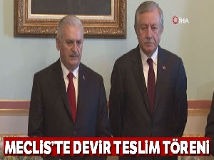 Meclis'te devir teslim töreni