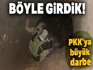 Siirt'te PKK'lı teröristlerce mağaraya gizlenmiş mühimmat ele geçirildi