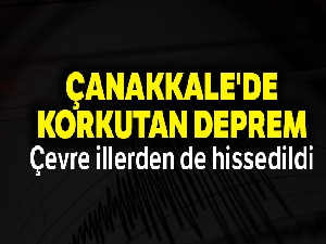 Çanakkale'de deprem! İstanbul'da da hissedildi | Son dakika depremler
