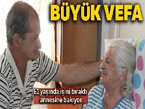 İşini bırakıp felçli annesine bakan adamın yardım çığlığı