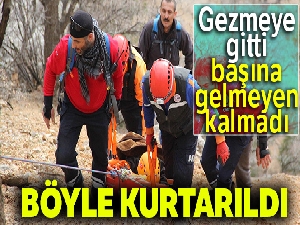Kurtarmak için 5 kilometre yol açıp, 3 kilometre omuzda taşıdılar