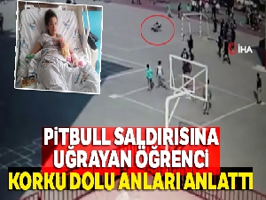 Pitbull saldırısına uğrayan öğrenci konuştu