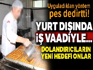 Dolandırıcıların yeni hedefi baklava ustaları