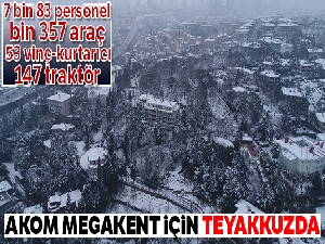 AKOM mega kent için teyakkuzda
