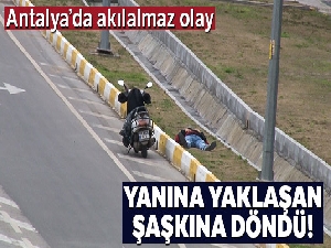 Herkes kaza yaptı sandı, sağlık ekiplerini görünce kalkıp selfie yaptı