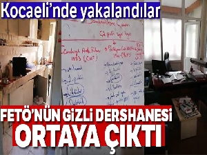 Kocaeli'de FETÖ'nün gizli dershanesi ortaya çıkarıldı