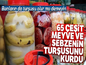 Her şeyin turşusu çıktı