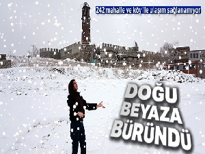 Doğu Anadolu beyaza büründü