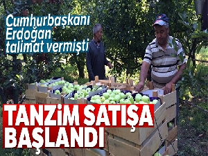 Cumhurbaşkanı Erdoğan talimat verdi, Isparta elması tanzimi başladı