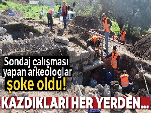 Sondaj çalışması yapan arkeologlar şoke oldu