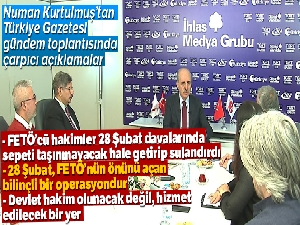 Numan Kurtulmuş: '28 Şubat, FETÖ'nün önünü açan bilinçli bir operasyondur'