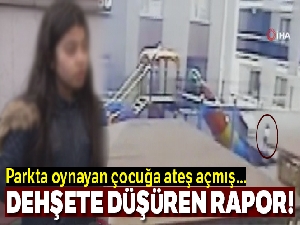 Parkta oynayan Hiranur'u yaralayan sanık hedef alarak ateş etmiş