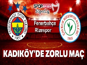 Fenerbahçe Rizespor Canlı Anlatım