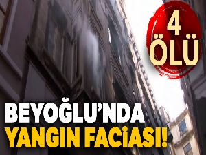 Beyoğlu'nda yangın faciası!