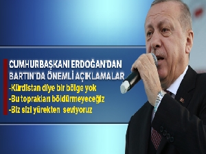 Cumhurbaşkanı Recep Tayyip Erdoğan 10 yıl sonra Bartın'da