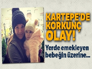 Akrabasının üzerine düştüğü 11 aylık bebek öldü