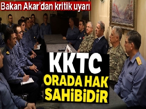 Bakan Akar'dan KKTC açıklaması
