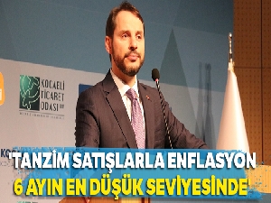 Bakan Albayrak: 'Tanzim satışlarla enflasyon 6 ayın en düşük seviyesinde'