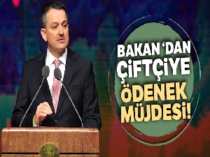 Bakan Pakdemirli'den çiftçiye ödenek müjdesi