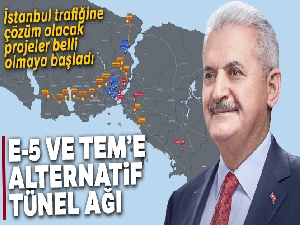 E-5 ve TEM'e alternatif tünel ağı