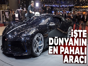 Bugati, dünyanın en pahalı aracını tanıttı