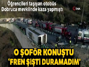 O şoför konuştu !