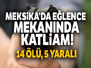 Meksika'da eğlence mekanında katliam: 14 ölü, 5 yaralı