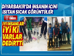 Diyarbakır'dan insanın içini ısıtacak görüntüler