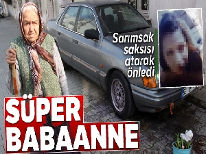 Eski sevgilinin kundaklamak istediği otomobili babaanne kurtardı