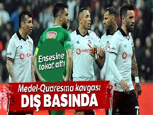 Medel-Quaresma kavgası dış basında