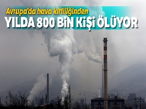 Avrupa'da hava kirliliğinden yılda 800 bin kişi ölüyor