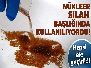 Diyarbakır'da nükleer silah başlığında da kullanılan madde ele geçirildi