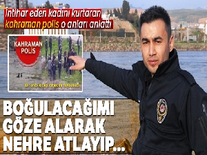 Cizre'de intihar eden kadını kurtaran kahraman polis, olay anını anlattı