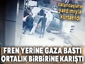 Fren yerine gaza bastı ortalık savaş alanına döndü