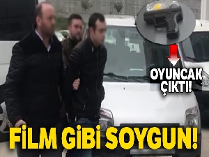 PTT soyguncusunun silahı oyuncak çıktı