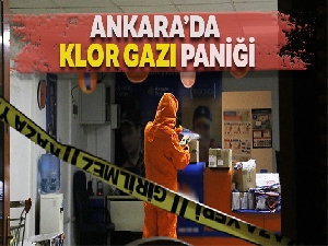 Ankara'da kargo şirketinde “klor gazı” paniği