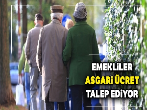 Emekliler asgari ücret talep ediyor