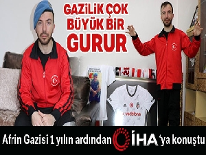 Afrin Gazisi Didinmez: 'Benim hakkım tüm Türkiye'ye helal olsun'