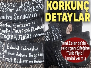Yeni Zelanda saldırganı tüfeğine: 'Türk Yiyici' ismini vermiş
