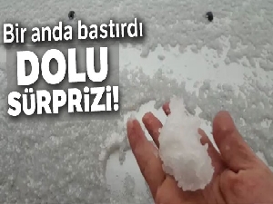 Gaziantep'te dolu yağışı hayatı olumsuz etkiledi