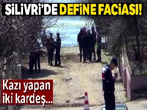 Define ararken göçük altında kaldılar !