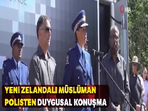 Yeni Zelandalı Müslüman polisin duygusal konuşması