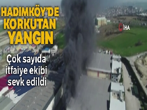 Arnavutköy'de kimyasal fabrikasında yangın