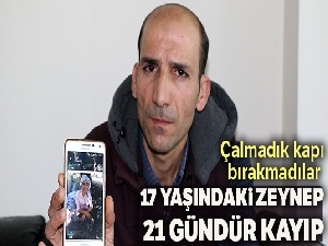 17 yaşındaki kızdan 21 gündür haber alınamıyor