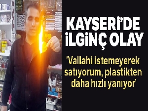 Bakkal cipsi ateşe verdi: 'Vallahi istemeyerek satıyorum'