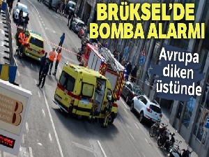 Brüksel'de bomba alarmı !